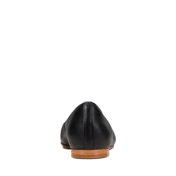 Clarks Womens Grace Piper Flat Shoes Black | CA-7685240